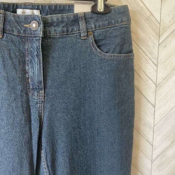 Van Heusen Navy Straight Leg Jeans - Picture 3 of 11